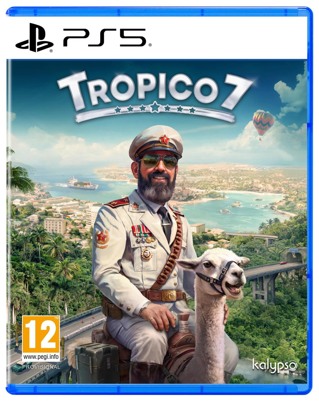 Tropico 7 PS5 game box — genuine sealed disc, Optrenex UAE
