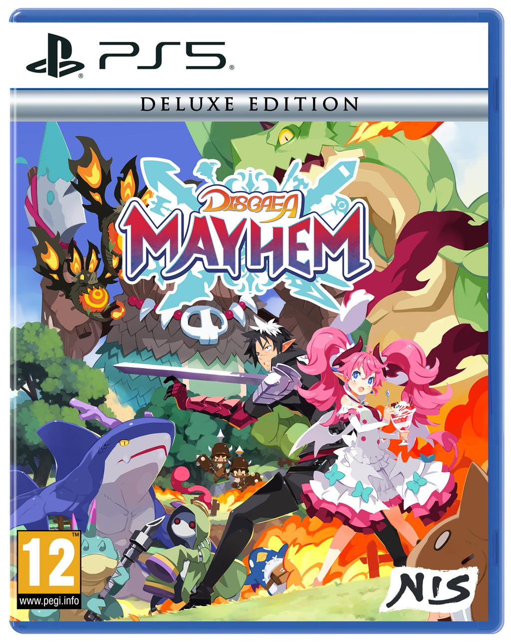 Disgaea Mayhem PS5 game box — genuine sealed disc, Optrenex UAE