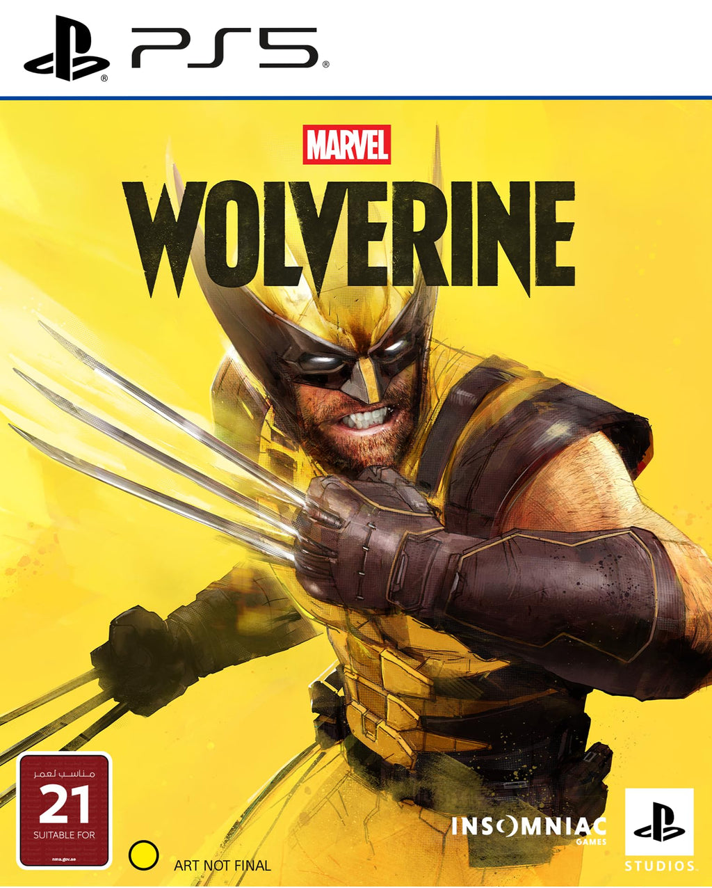 Marvel's Wolverine PS5 game box — genuine sealed disc, Optrenex UAE