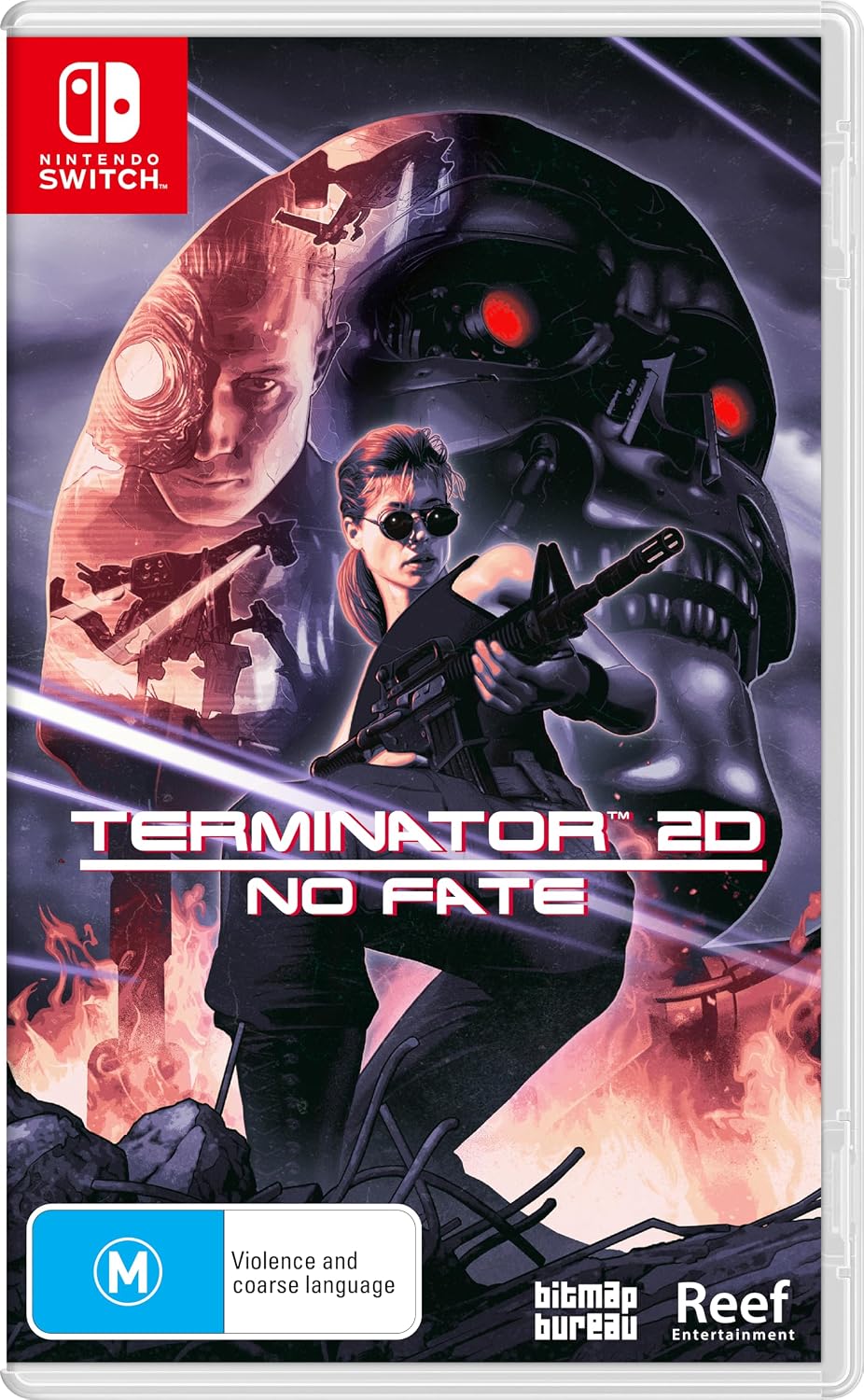 Terminator 2D: NO FATE Nintendo Switch game box — genuine sealed, Optrenex UAE