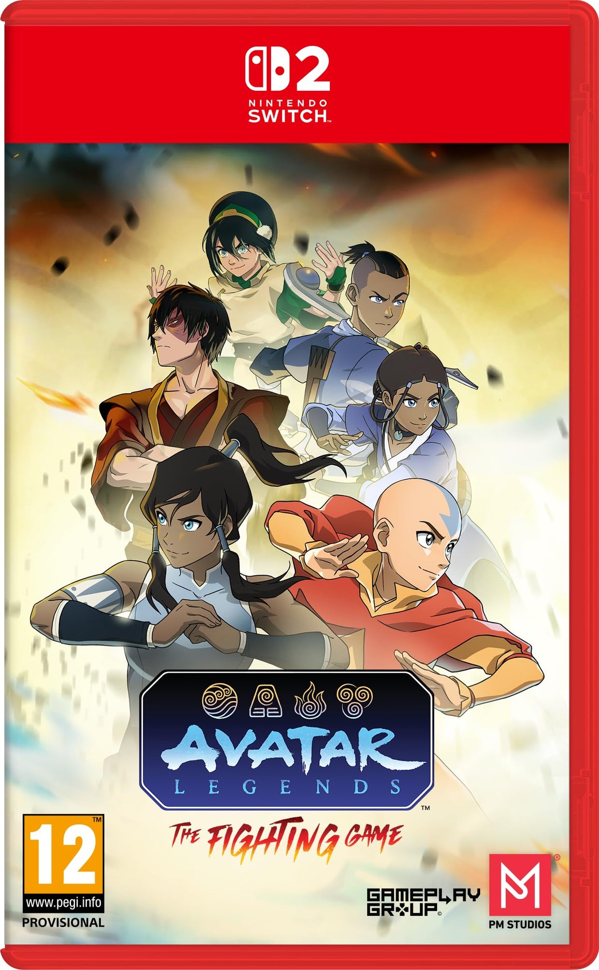 Avatar Legends: The Fighting Game – Deluxe Edition Nintendo Switch 2 game box — genuine sealed, Optrenex UAE