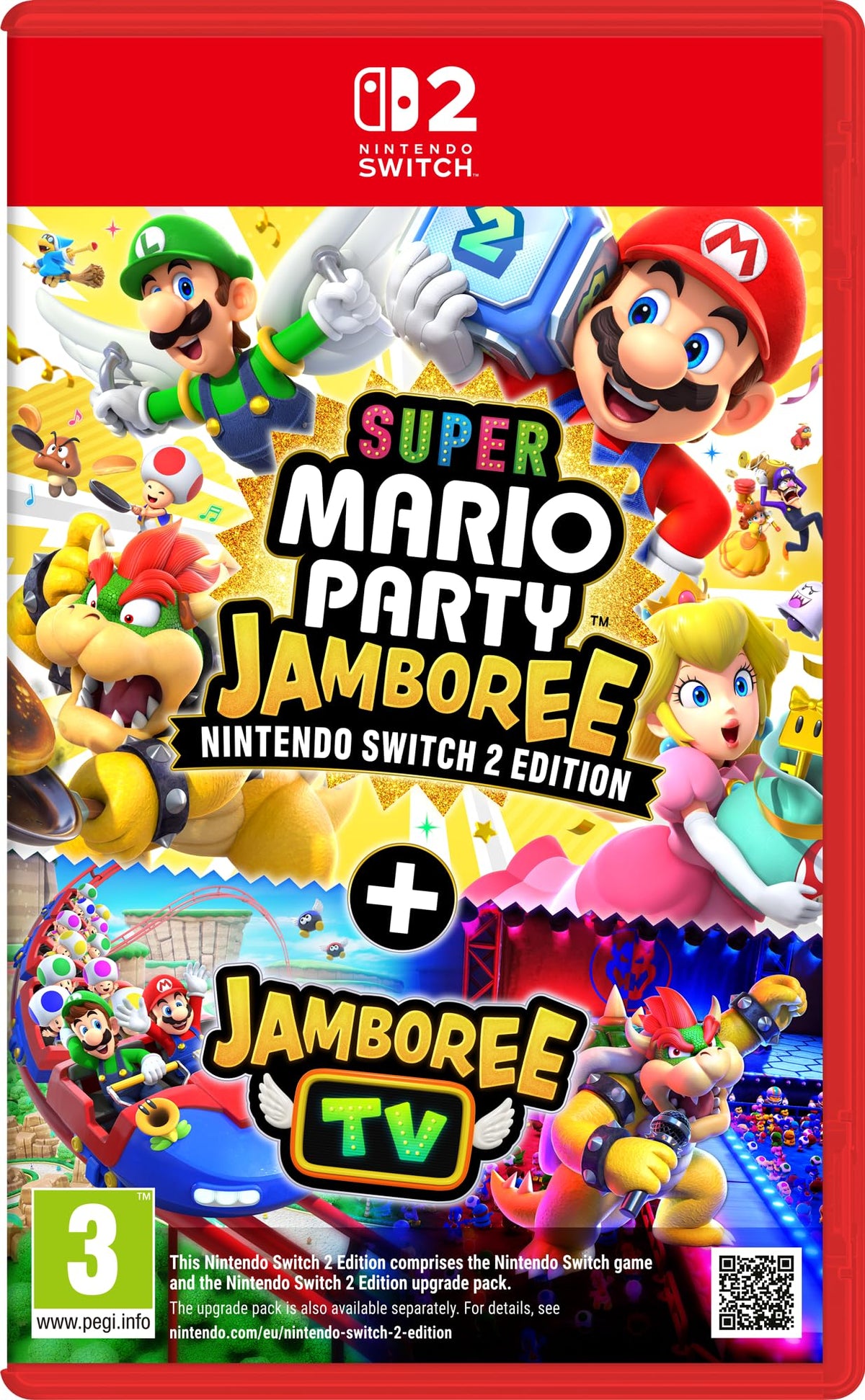Super Mario Party Jamboree – Nintendo Switch 2 Edition + Jamboree TV Nintendo Switch 2 game box — genuine sealed, Optrenex UAE