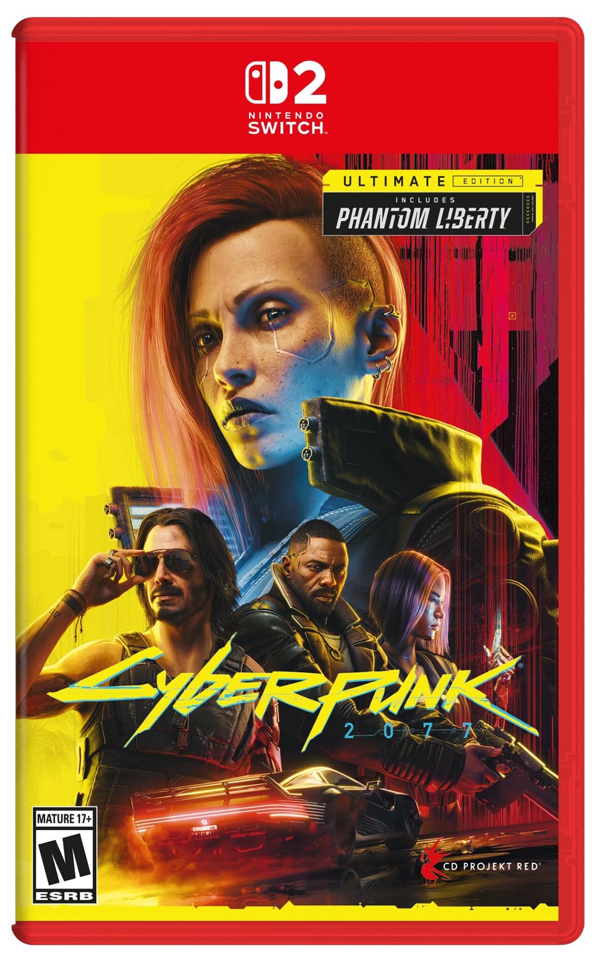 Cyberpunk 2077: Ultimate Edition Nintendo Switch 2 game box — genuine sealed, Optrenex UAE