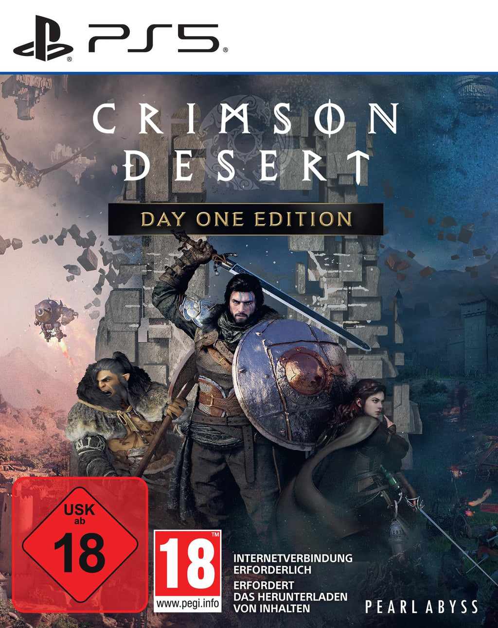 Crimson Desert PS5 game box — genuine sealed disc, Optrenex UAE