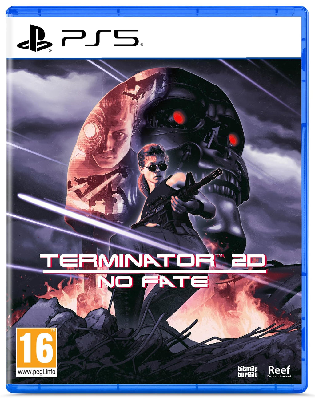 Terminator 2D: NO FATE PS5 game box — genuine sealed disc, Optrenex UAE