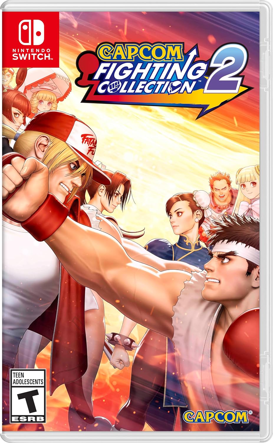Capcom Fighting Collection 2 Nintendo Switch game box — genuine sealed, Optrenex UAE