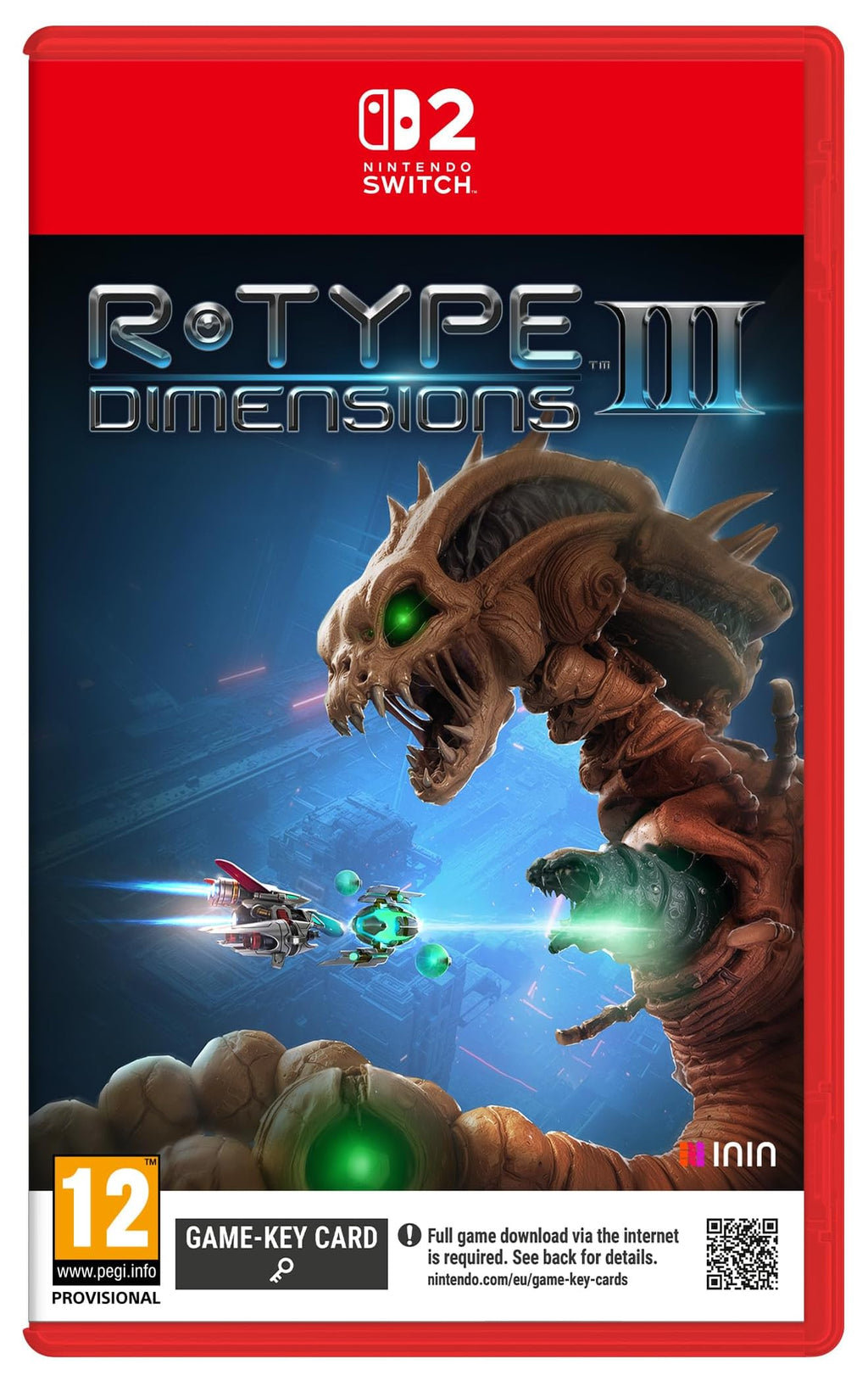 R-Type Dimensions III Nintendo Switch 2 game box — genuine sealed, Optrenex UAE