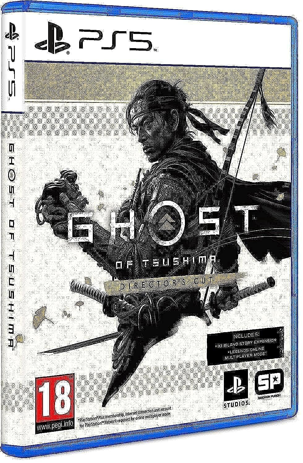 Ghost of Tsushima — Director's Cut PS5 game box — genuine sealed disc, Optrenex UAE