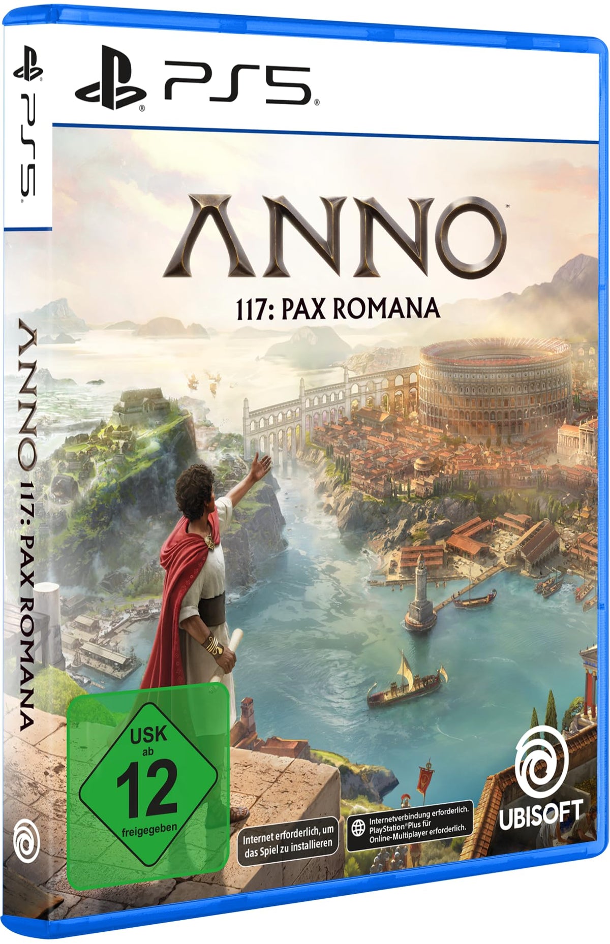 Anno 117: Pax Romana PS5 game box — genuine sealed disc, Optrenex UAE