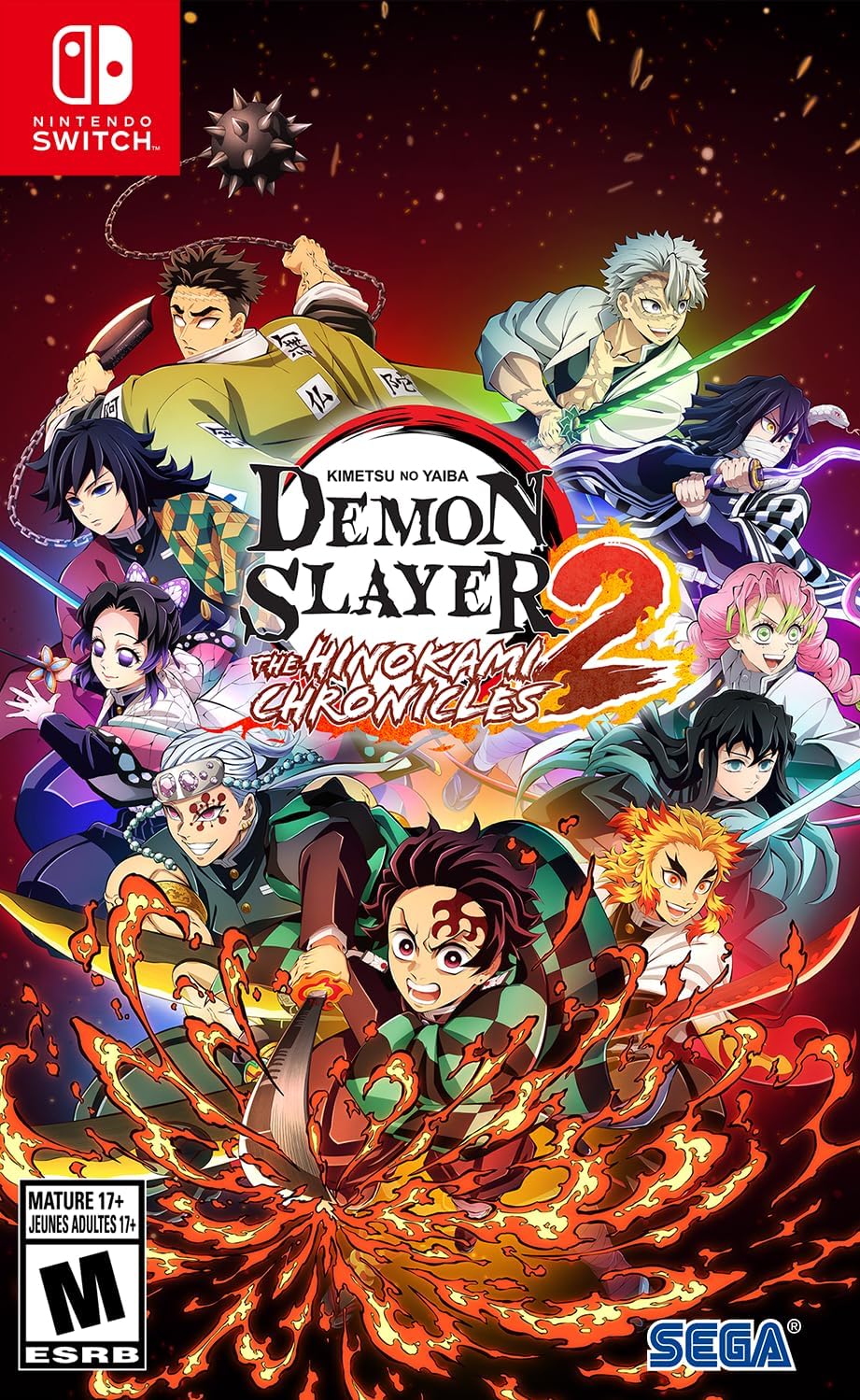 Demon Slayer -Kimetsu no Yaiba- The Hinokami Chronicles 2 Nintendo Switch game box — genuine sealed, Optrenex UAE