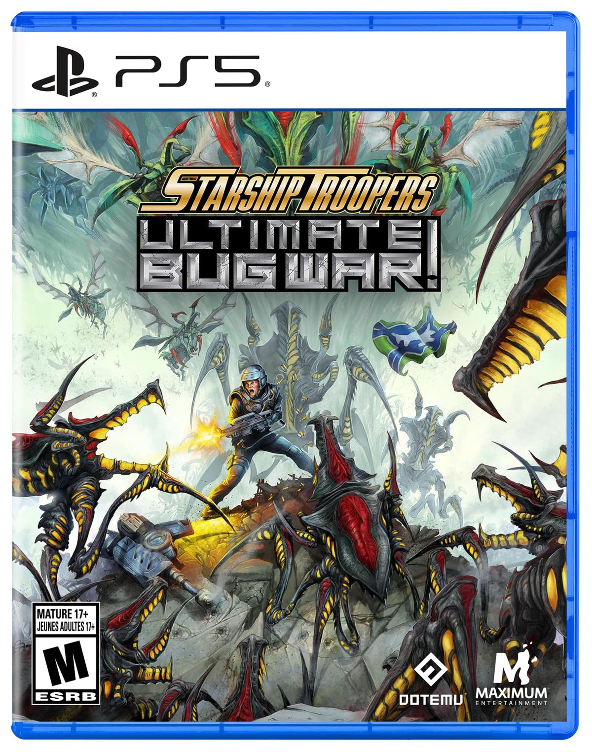 Starship Troopers: Ultimate Bug War PS5 game box — genuine sealed disc, Optrenex UAE