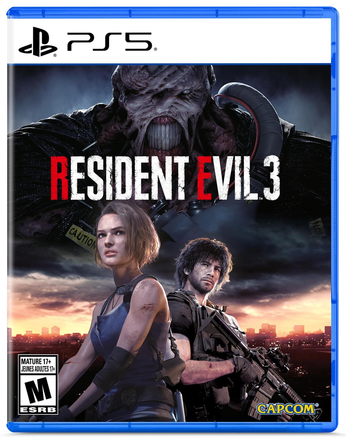 Resident Evil 3 PS5 game box — genuine sealed disc, Optrenex UAE