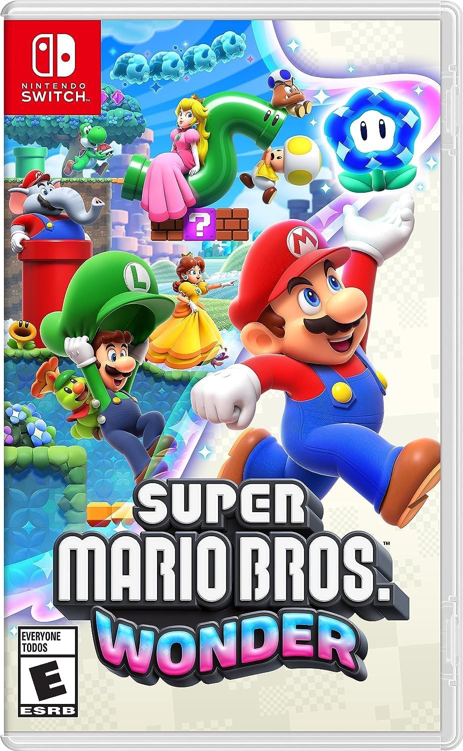 Super Mario Bros. Wonder Switch retail box — art © Nintendo; removed on request