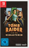 Tomb Raider I-III Remastered Nintendo Switch game box — genuine sealed, Optrenex UAE