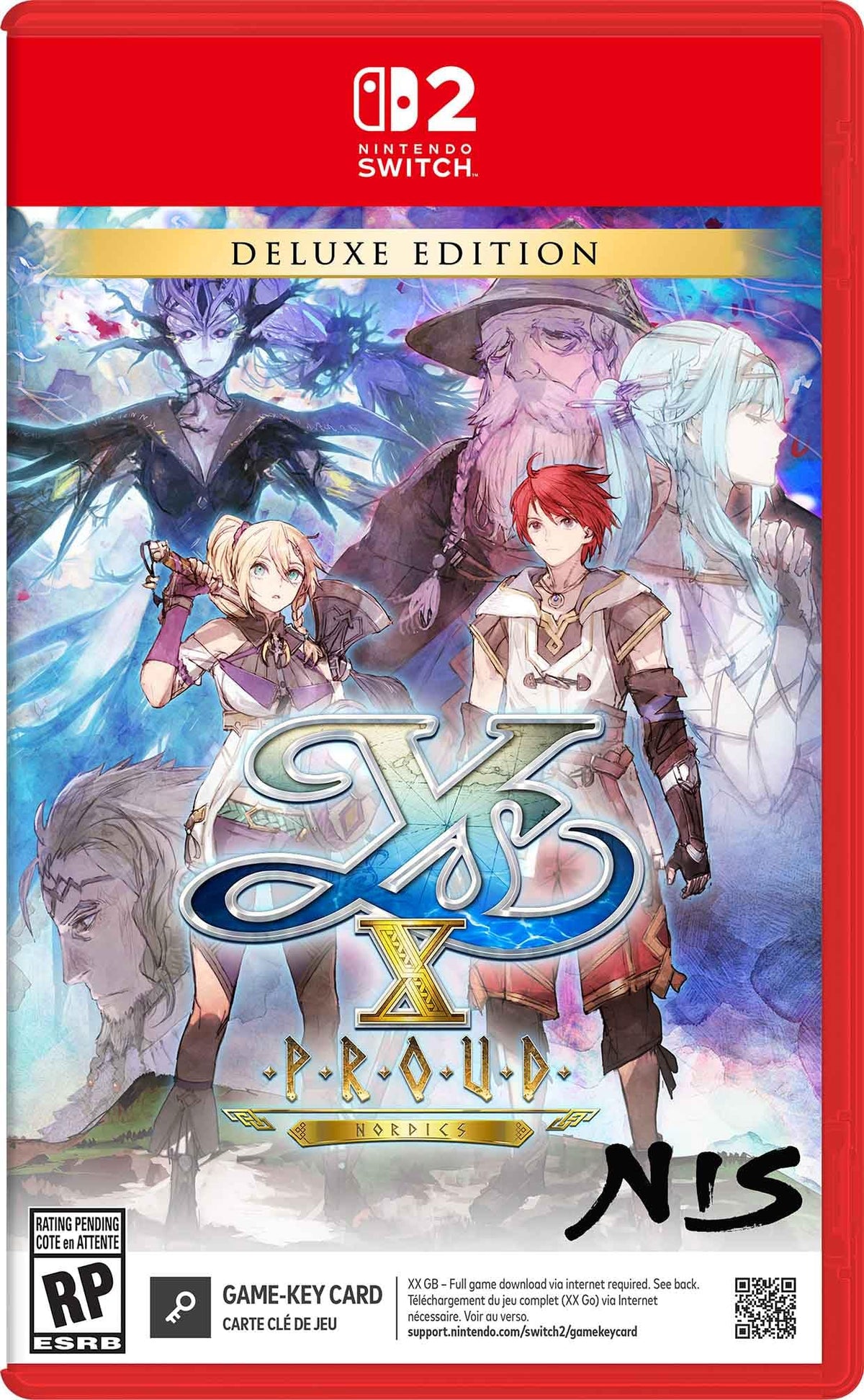Ys X: Proud Nordics – Deluxe Edition Nintendo Switch 2 game box — genuine sealed, Optrenex UAE