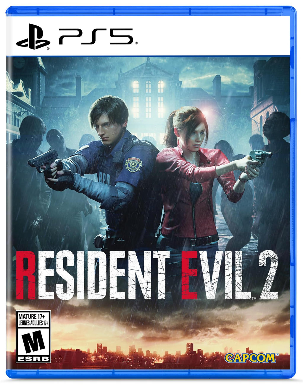 Resident Evil 2 PS5 game box — genuine sealed disc, Optrenex UAE