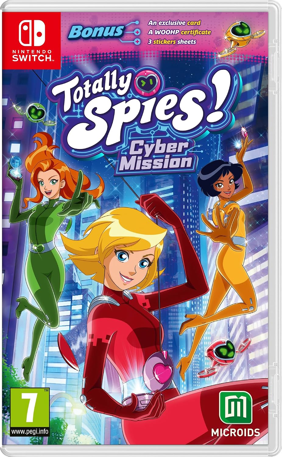 Totally Spies! Cyber Mission Nintendo Switch game box — genuine sealed, Optrenex UAE