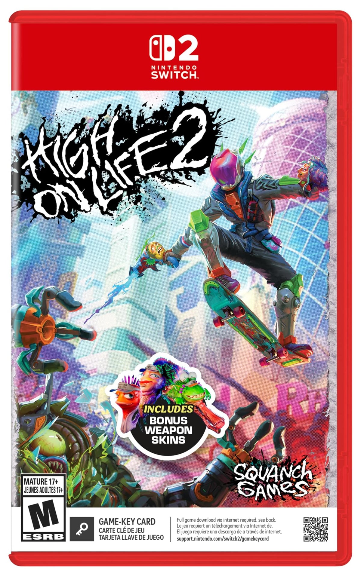 High On Life 2 Nintendo Switch 2 game box — genuine sealed, Optrenex UAE