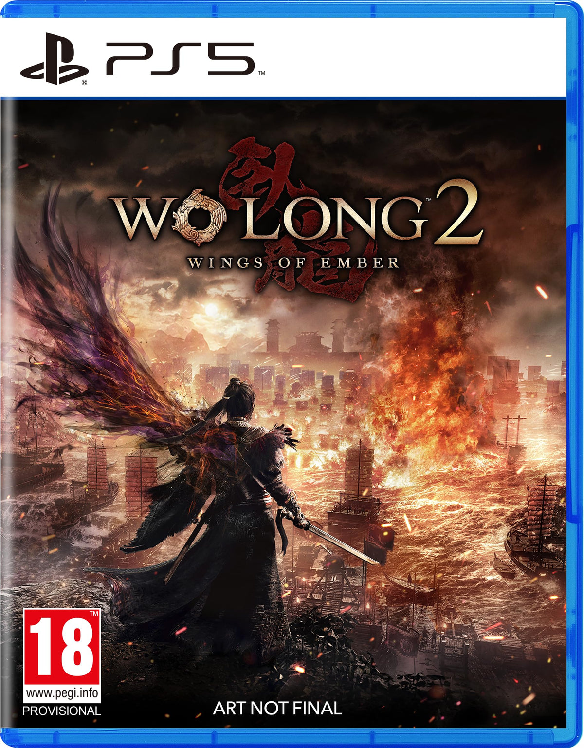 Wo Long 2: Wings of Ember PS5 game box — genuine sealed disc, Optrenex UAE