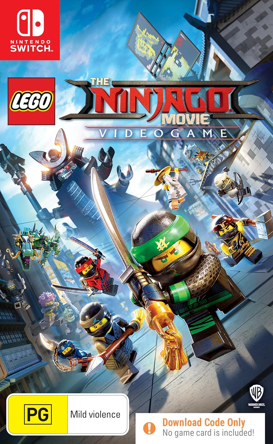 The LEGO Ninjago Movie Video Game Nintendo Switch game box — genuine sealed, Optrenex UAE