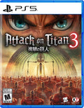 Attack on Titan 3 PS5 game box — genuine sealed disc, Optrenex UAE
