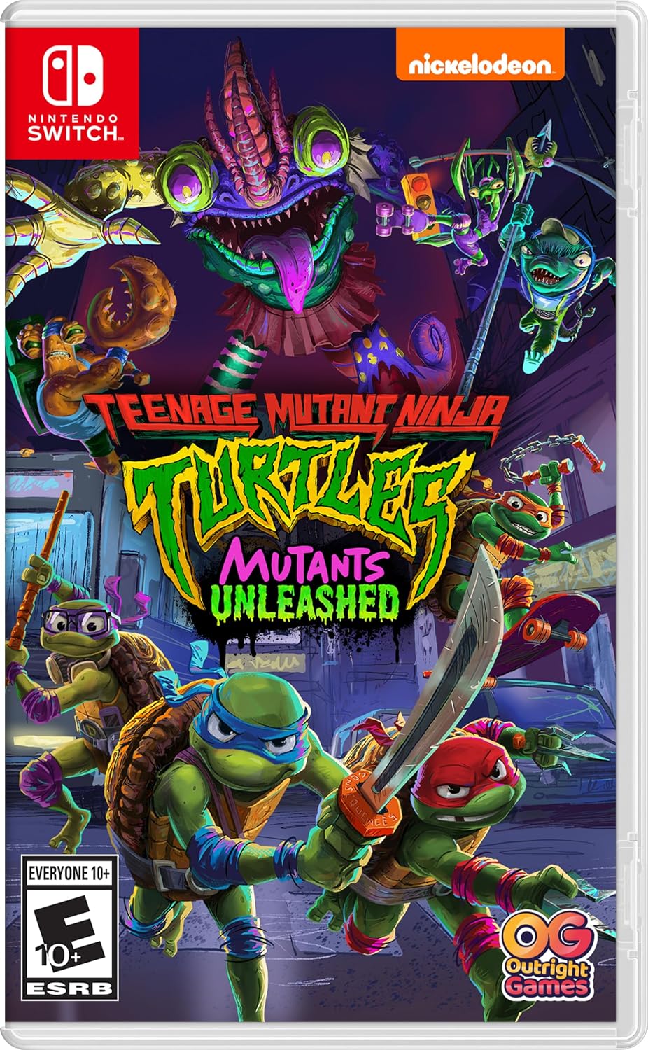 Teenage Mutant Ninja Turtles: Mutants Unleashed Nintendo Switch game box — genuine sealed, Optrenex UAE