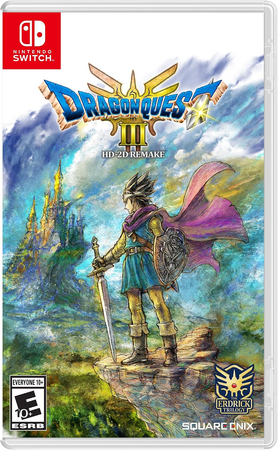 Dragon Quest III HD-2D Remake Nintendo Switch game box — genuine sealed, Optrenex UAE
