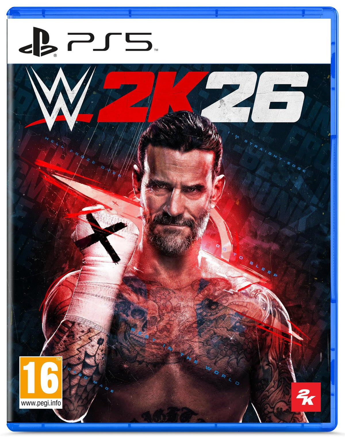 WWE 2K26 PS5 game box — genuine sealed disc, Optrenex UAE