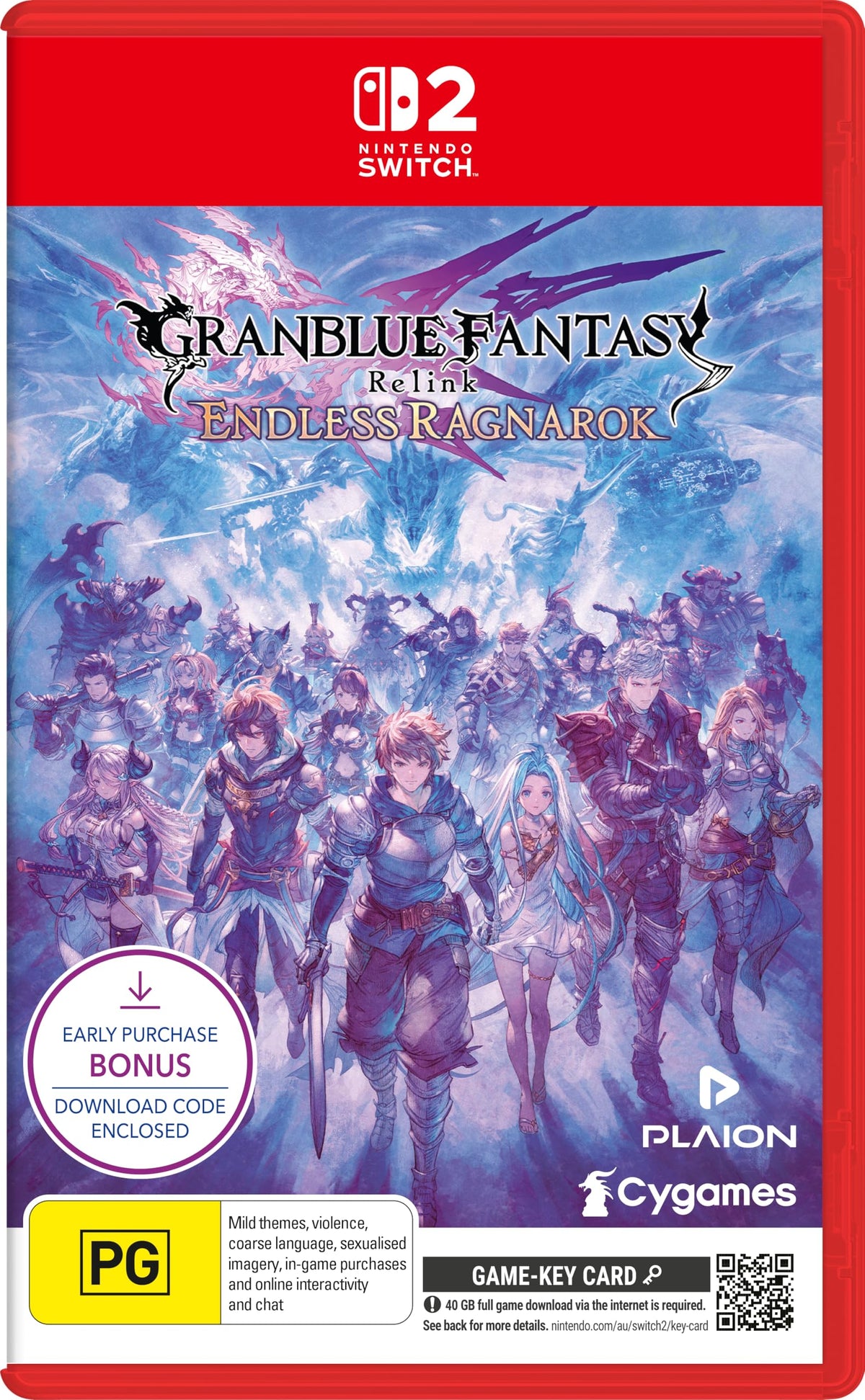Granblue Fantasy: Relink – Endless Ragnarok Nintendo Switch 2 game box — genuine sealed, Optrenex UAE