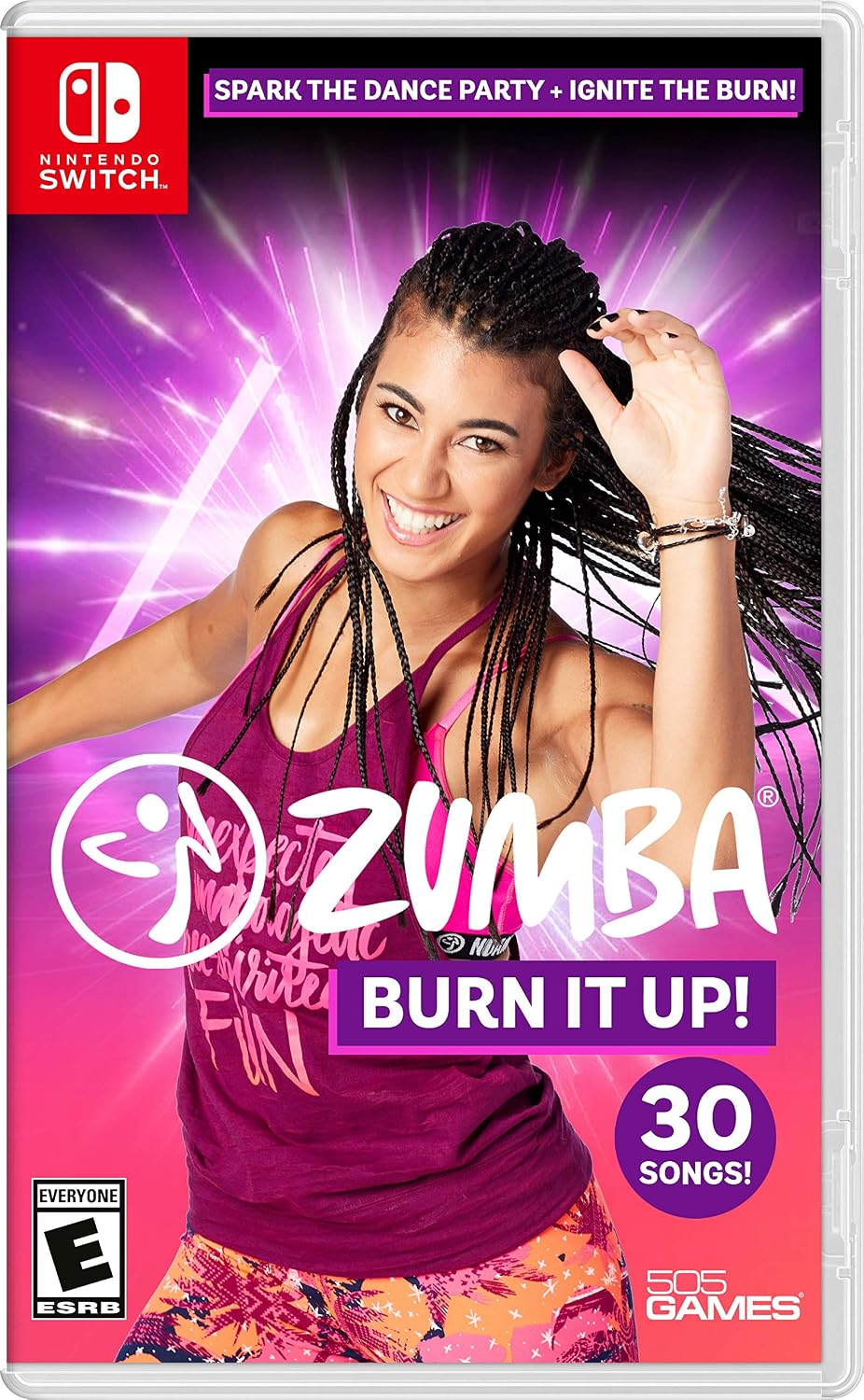 Zumba Burn It Up! Nintendo Switch game box — genuine sealed, Optrenex UAE