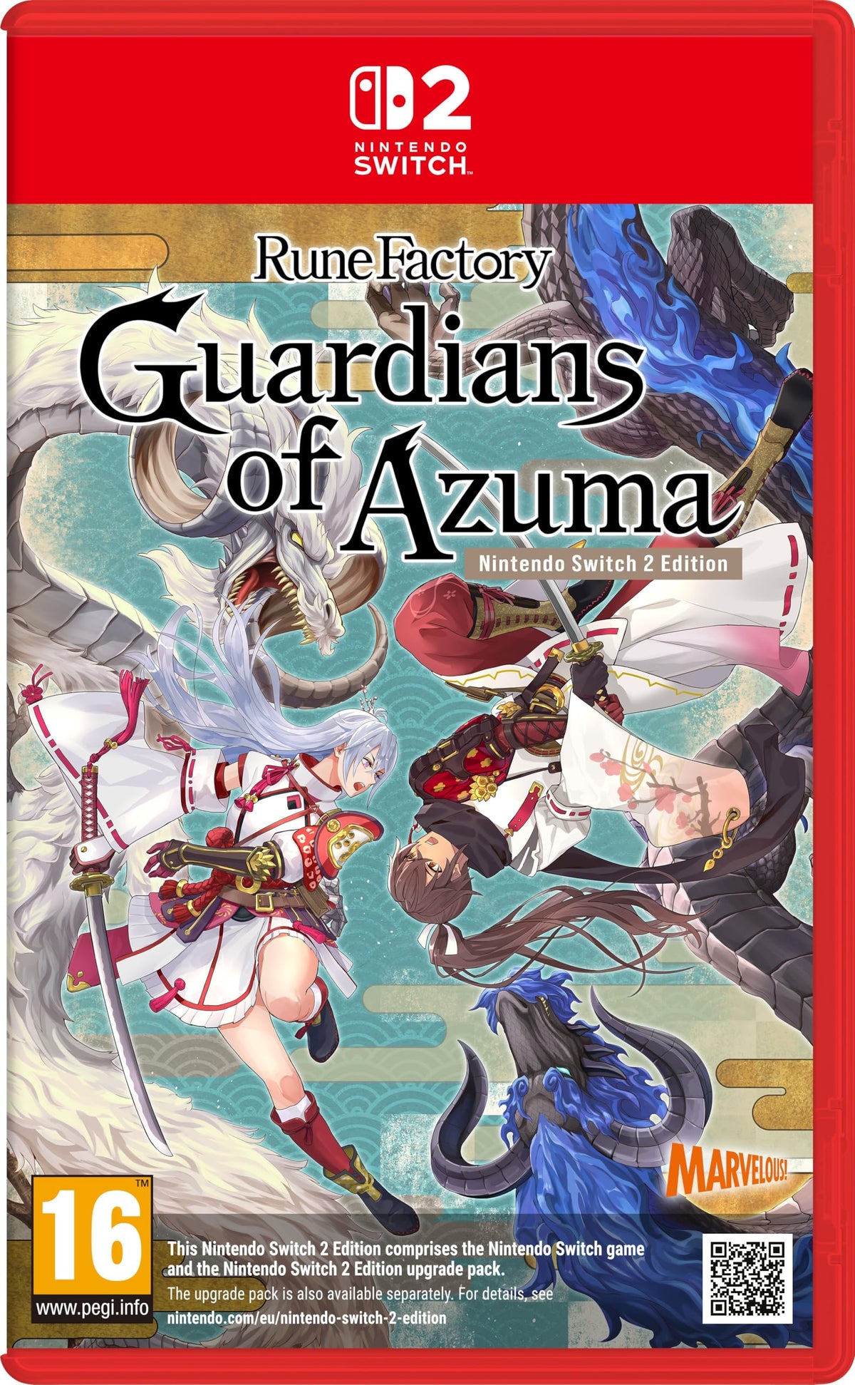 Rune Factory: Guardians of Azuma – Nintendo Switch 2 Edition Nintendo Switch 2 game box — genuine sealed, Optrenex UAE