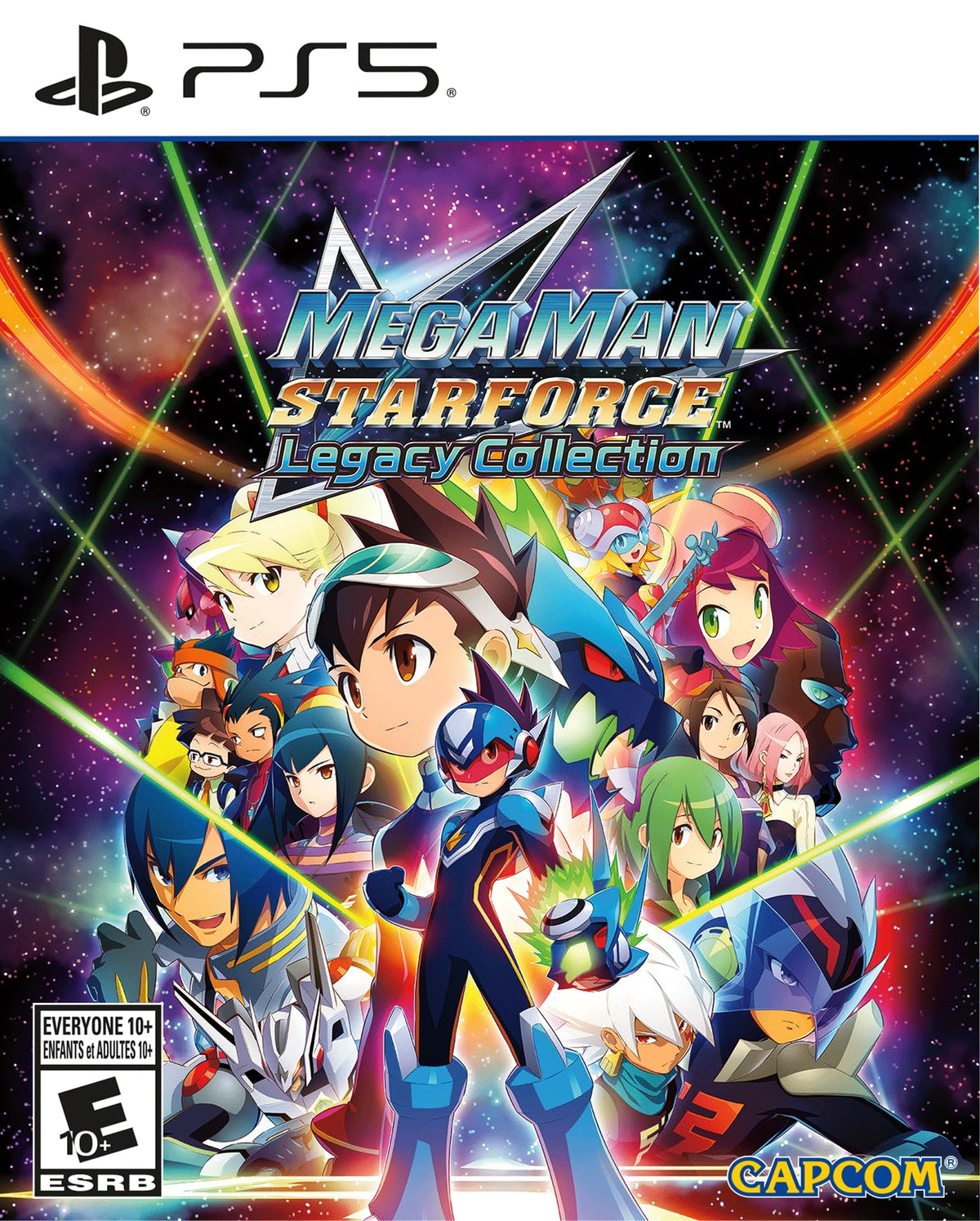 Mega Man Star Force Legacy Collection PS5 game box — genuine sealed disc, Optrenex UAE