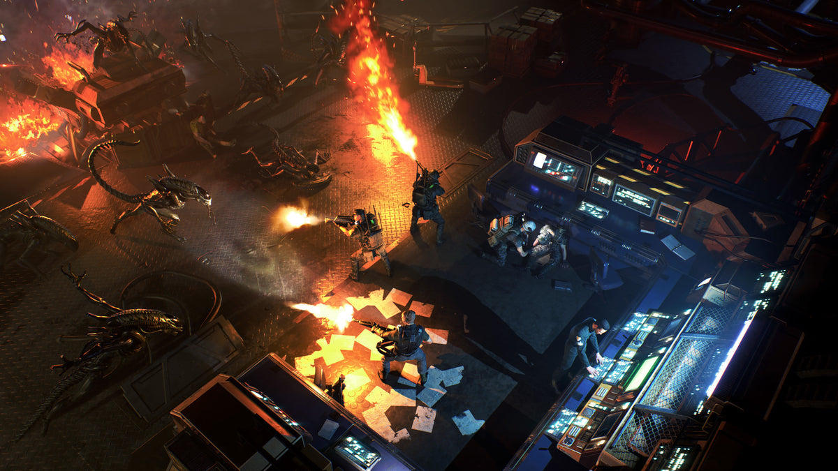 Aliens: Dark Descent PS5 gameplay screenshot 1