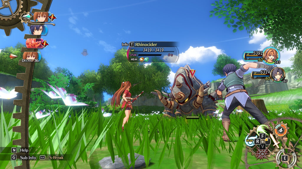 Trails in the Sky 1st Chapter PS5 gameplay screenshot 2