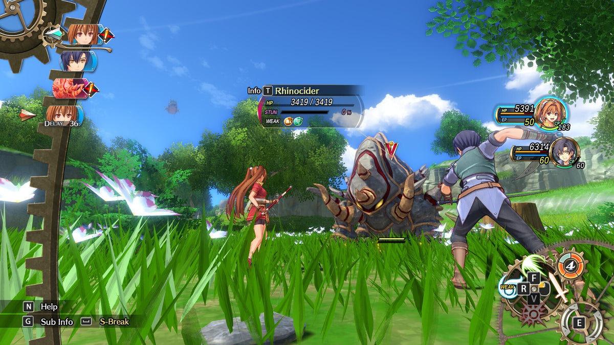 Trails in the Sky 1st Chapter PS5 gameplay screenshot 2