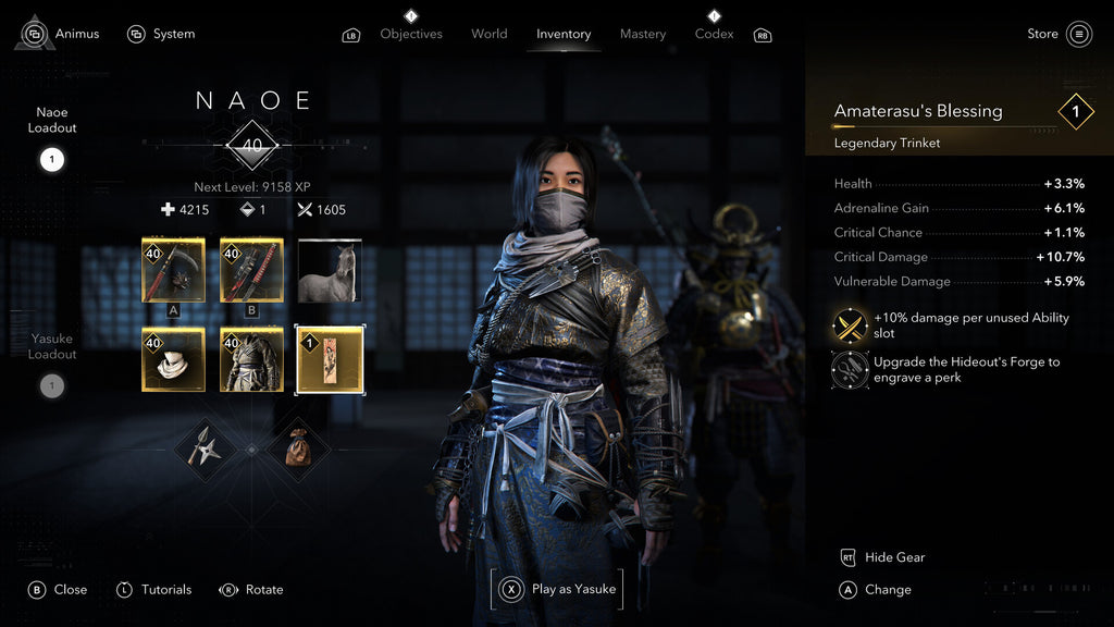 Assassin's Creed Shadows PS5 gameplay screenshot 4