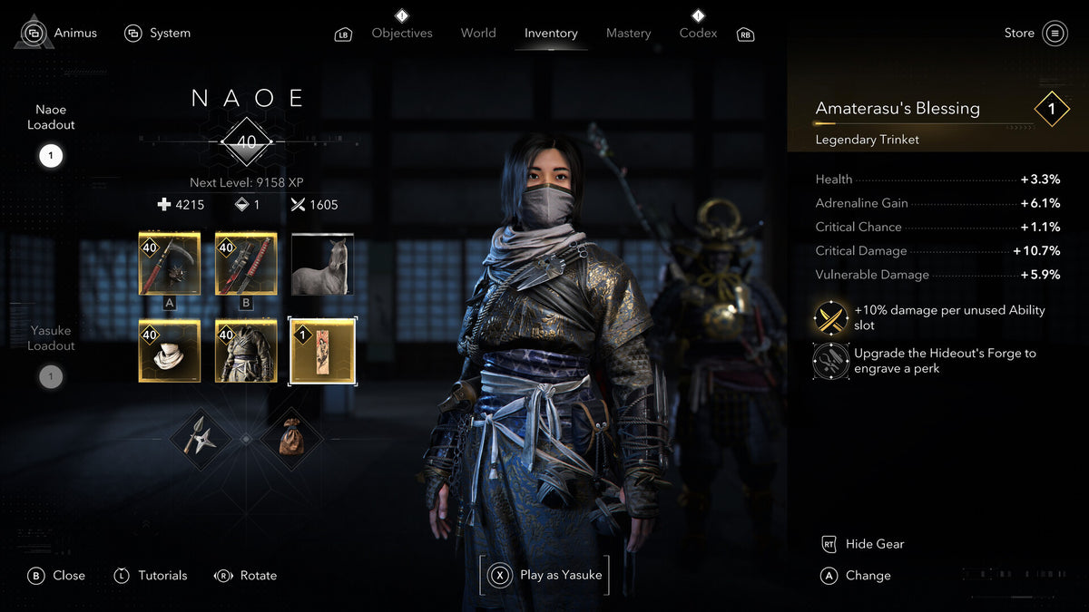 Assassin's Creed Shadows PS5 gameplay screenshot 4